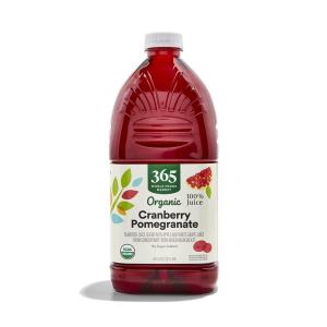 365 by Whole Foods Market, Organic Cranberry-Pomegranate Juice Blend, 64 Fl Oz(64 Fl Oz (Pack of 1))