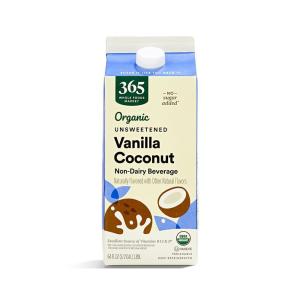 365 by Whole Foods Market, Organic Unsweet Original Coconut Milk, 32 Fl Oz(Vanilla)