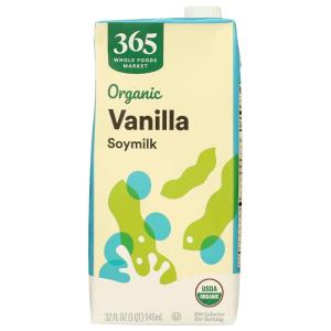 365 by Whole Foods Market, Organic Vanilla Soy Beverage, 32 Fl Oz(32 Fl Oz (Pack of 1))