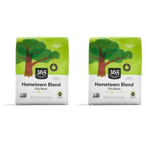 365 by Whole Foods Market, Pleasant Morning Buzz Ground Coffee, Medium-Dark Roast, 24 Ounce(City Roast)