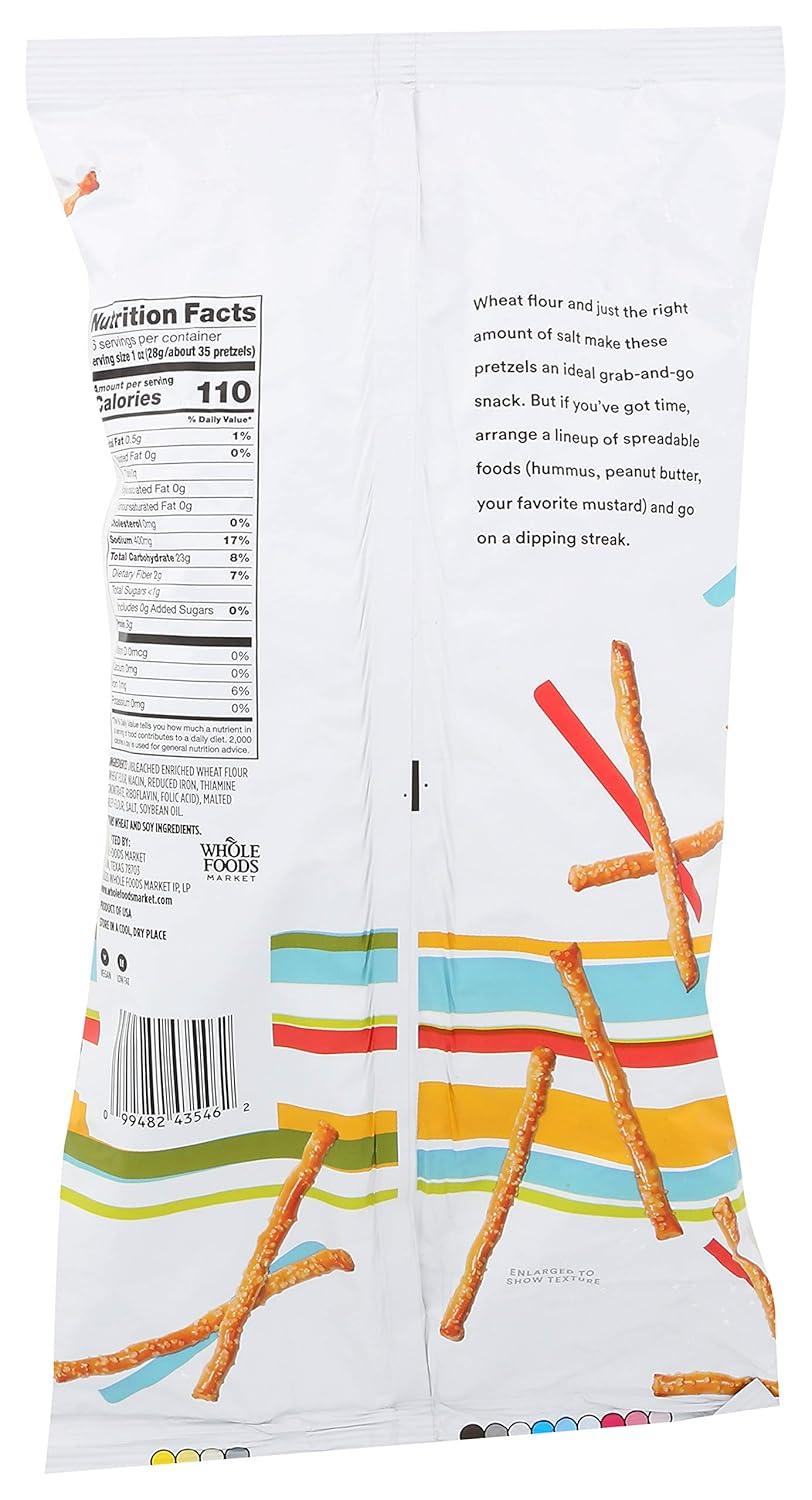 image:image365 By Whole Foods Market Organic Mini Pretzel Sticks 8 OzSalted