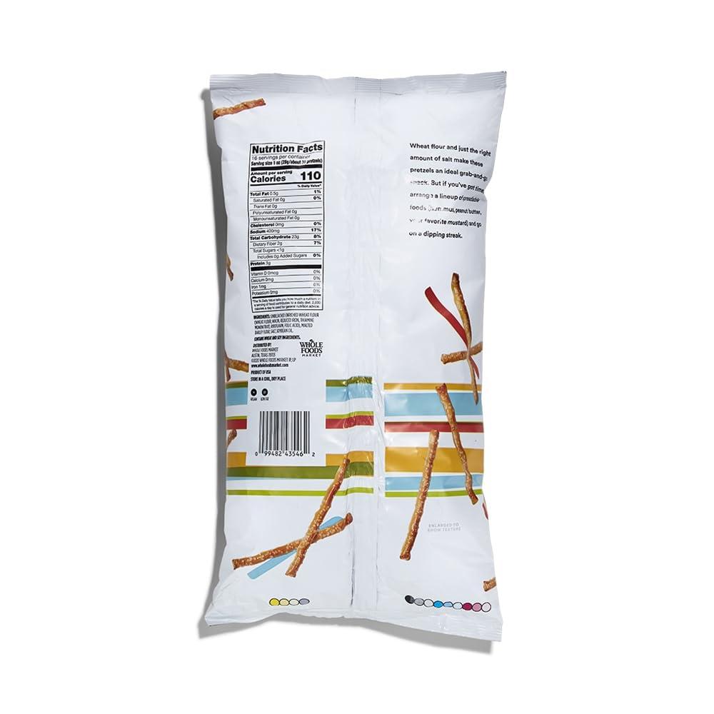 image:image365 By Whole Foods Market Organic Mini Pretzel Sticks 8 OzSalted