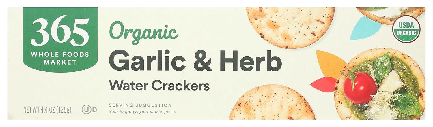 image:image365 by Whole Foods Market Organic Cracked Pepper Water Crackers 44 OunceOriginal