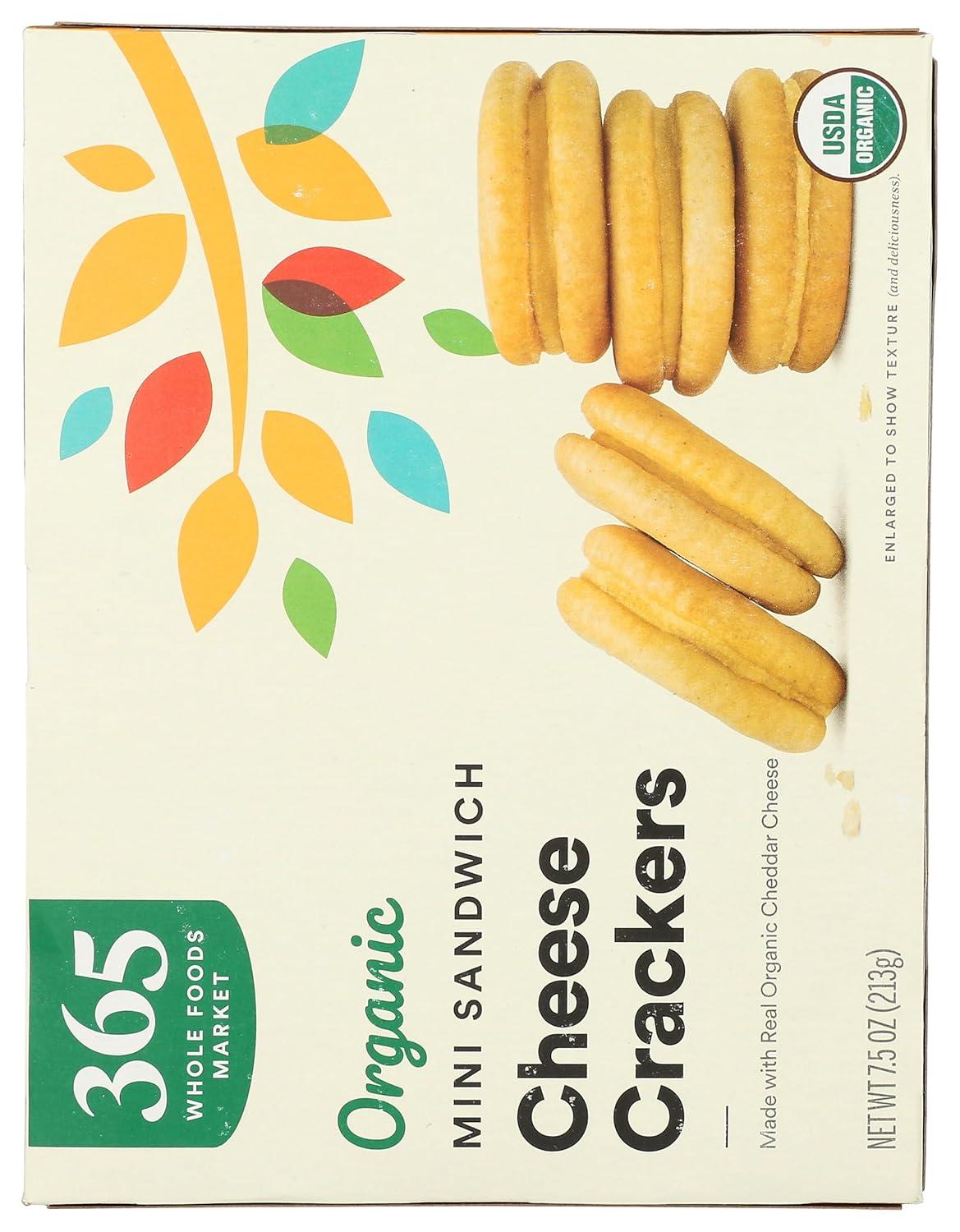 image:image365 by Whole Foods Market Organic Mini Cheese Sandwich Crackers 75 OunceCheese