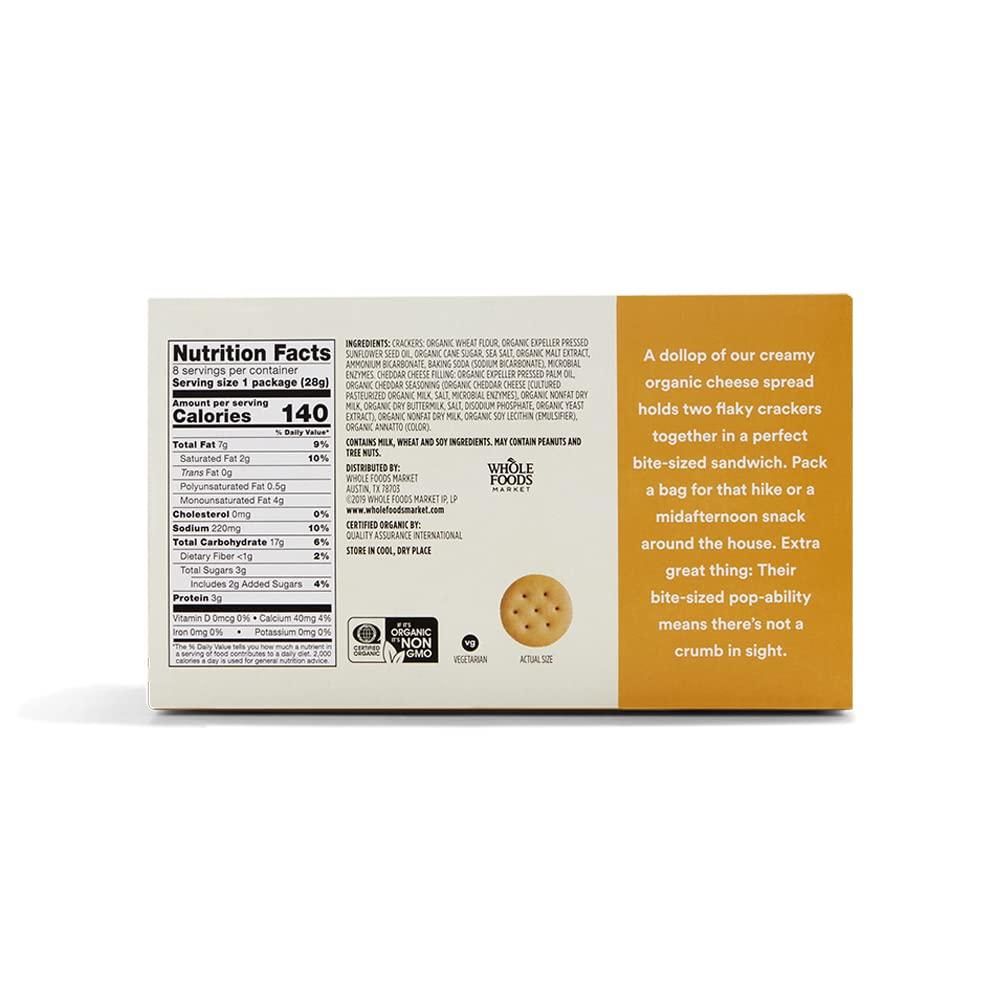 image:image365 by Whole Foods Market Organic Mini Cheese Sandwich Crackers 75 OunceCheese