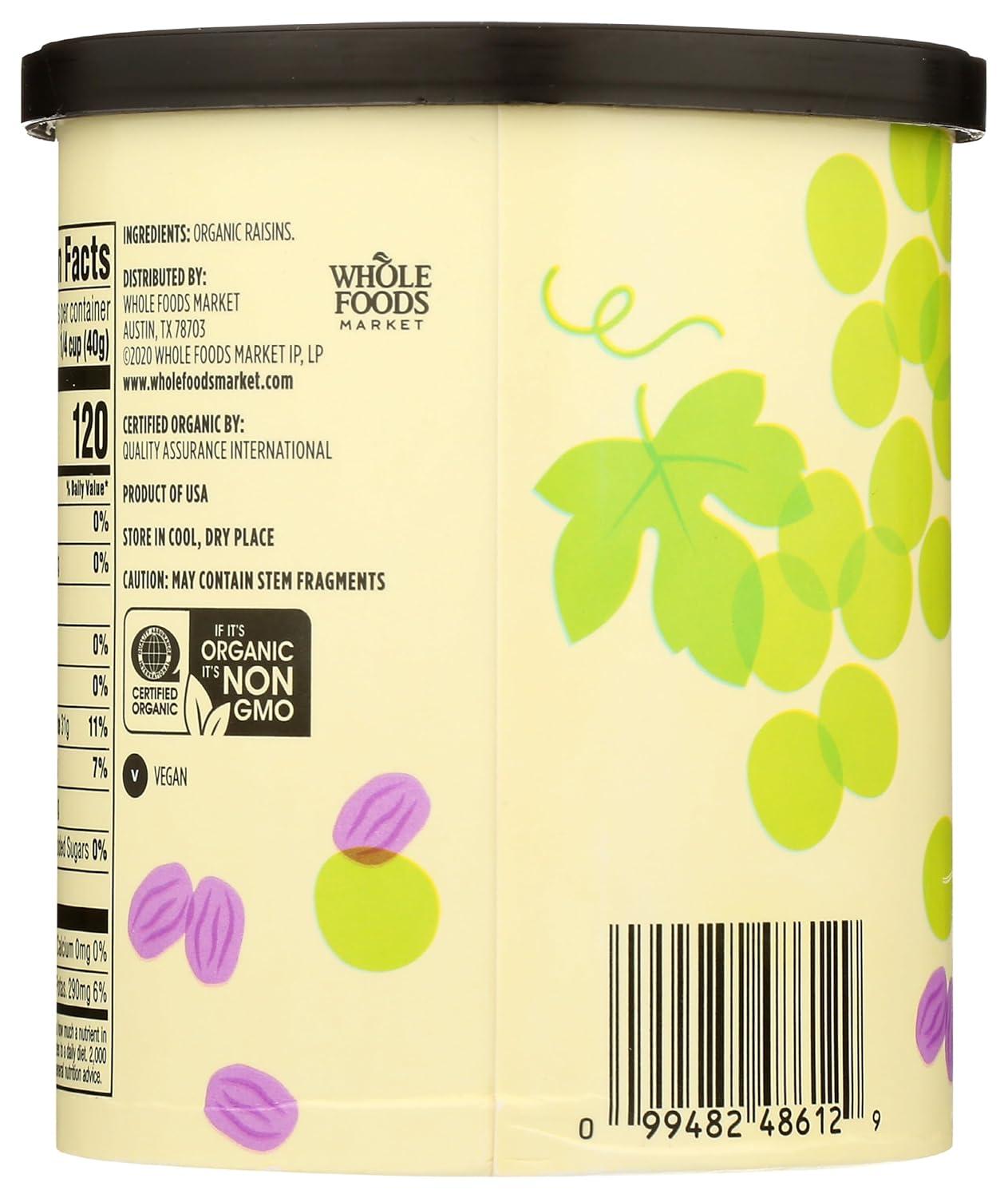 image:image365 by Whole Foods Market Organic Raisins 12 Ounce