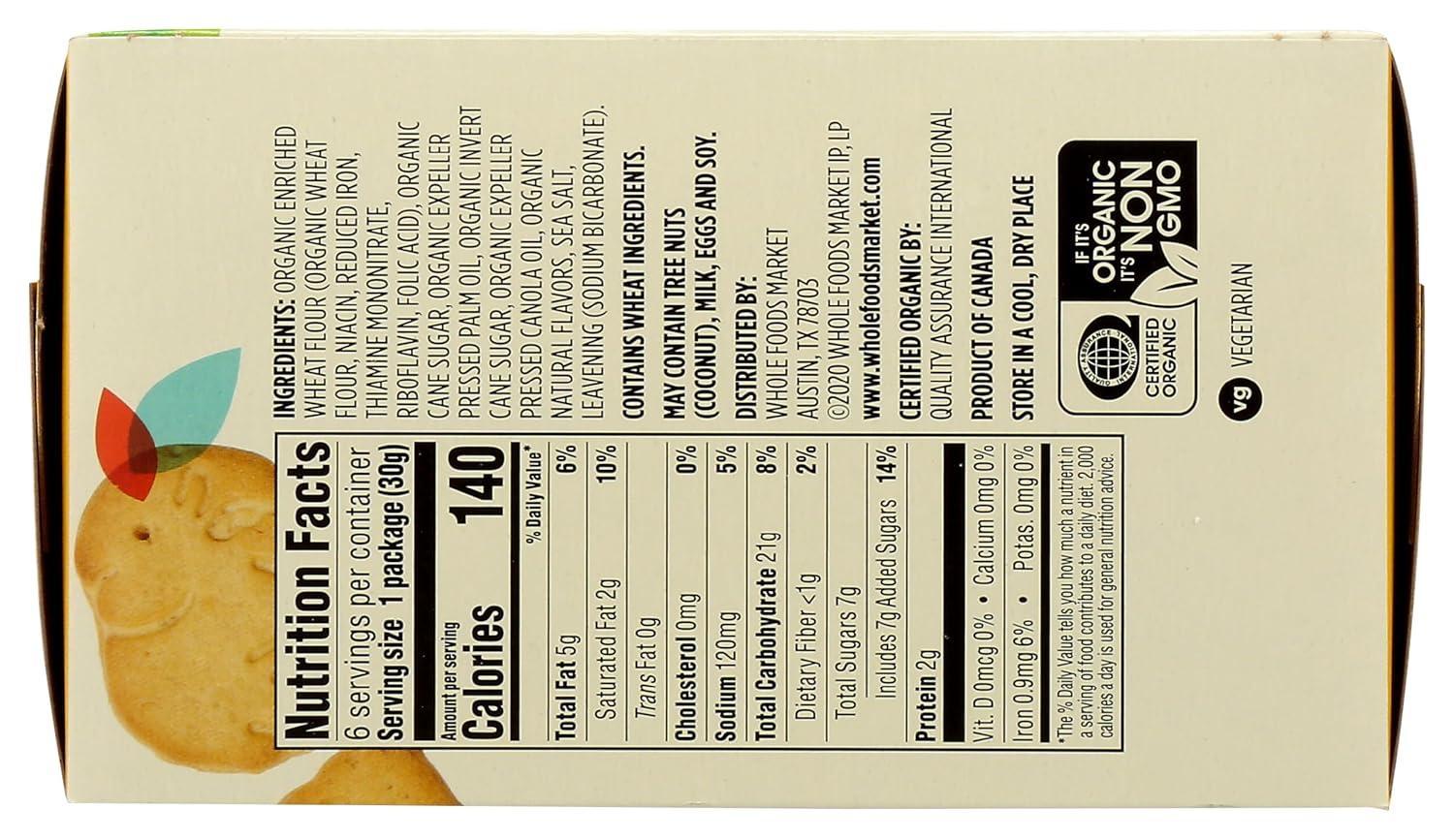 image:image365 by Whole Foods Market Organic Vanilla Animal Cookie 11 OunceVanilla