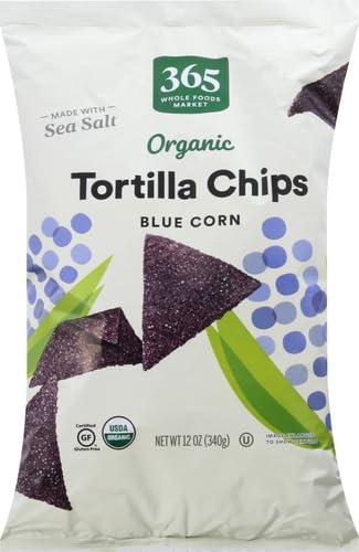 image:image365 by Whole Foods Market Organic White Corn Tortilla Chips 12 OunceBlue Corn