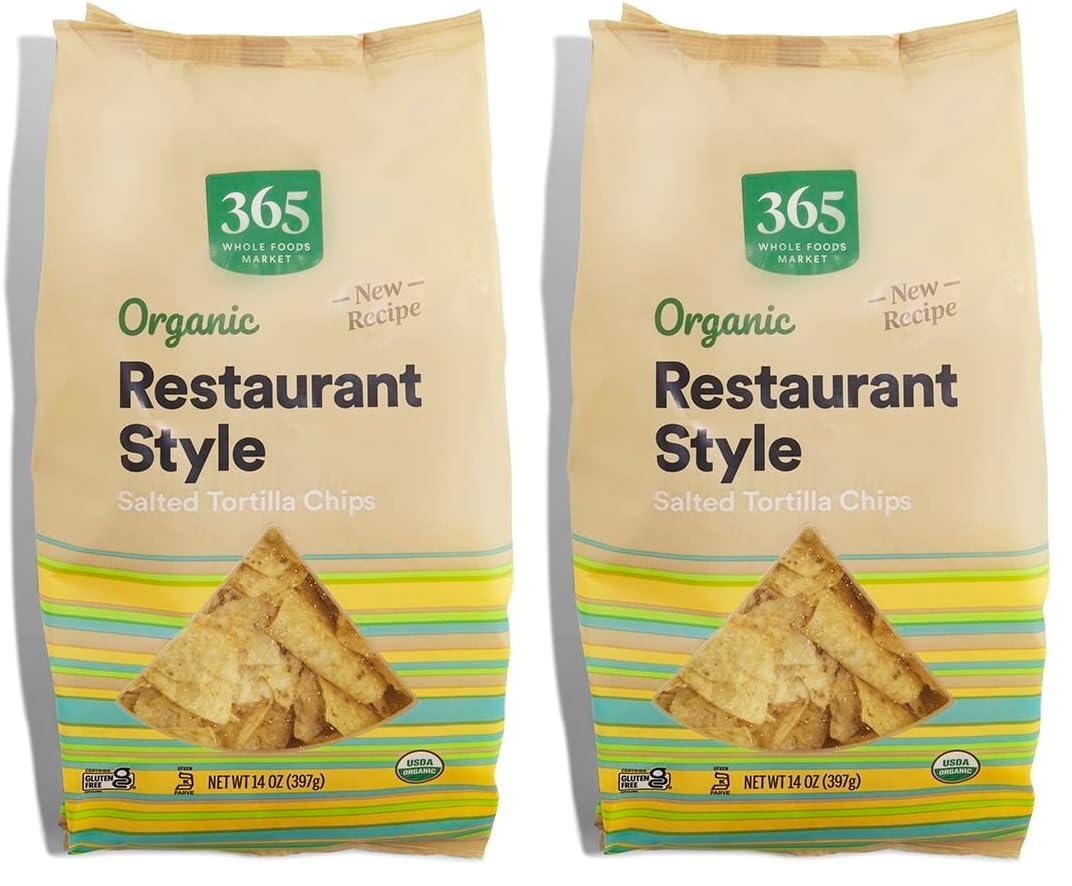 image:image365 by Whole Foods Market Organic White Corn Tortilla Chips 12 OunceSalted