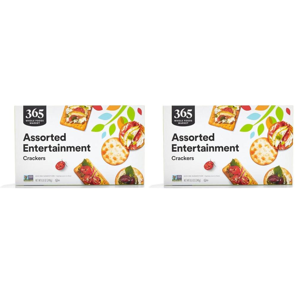 image:image365 by Whole Foods Market Assorted Entertaining Crackers 88 Ounce88 Ounce Pack of 2