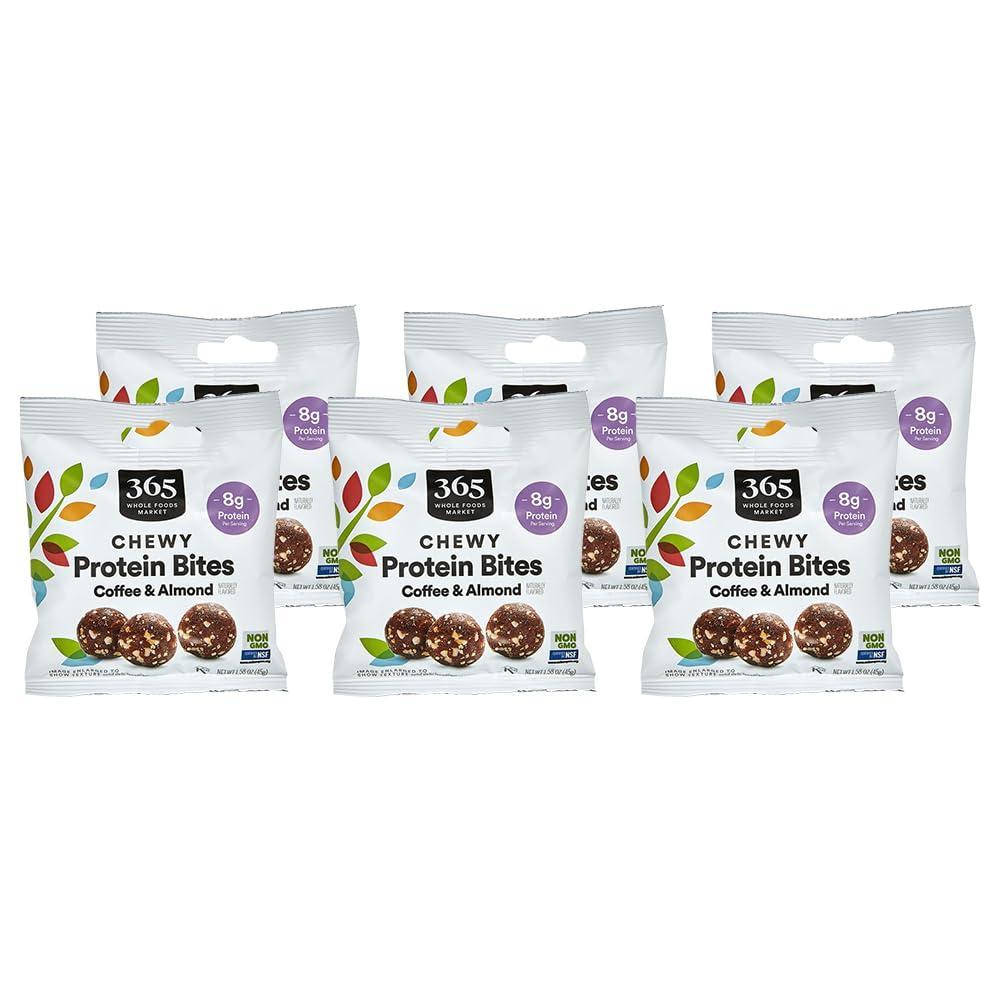 image:image365 by Whole Foods Market Chewy Protein Bites Coffee amp Almond Flavor 158 Ounce1 Count Pack of 6