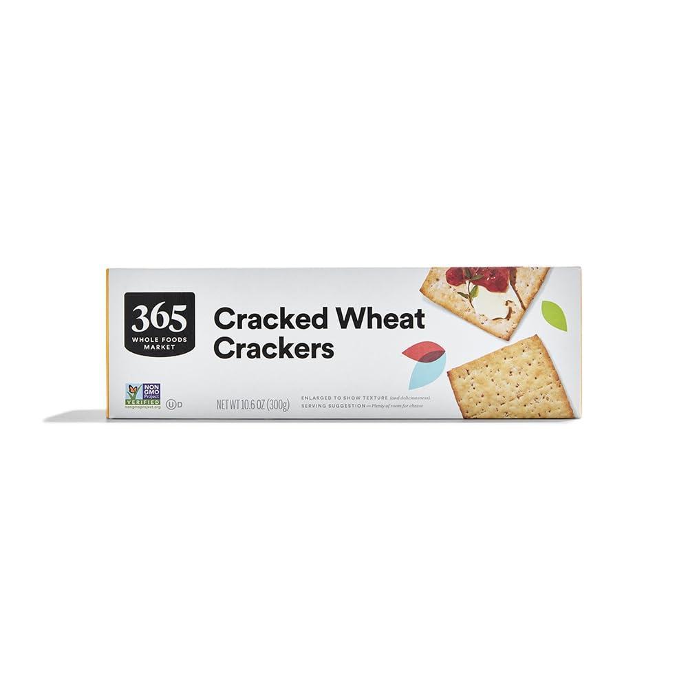 image:image365 by Whole Foods Market Cracked Wheat Crackers 106 OZ106 Ounce Pack of 1