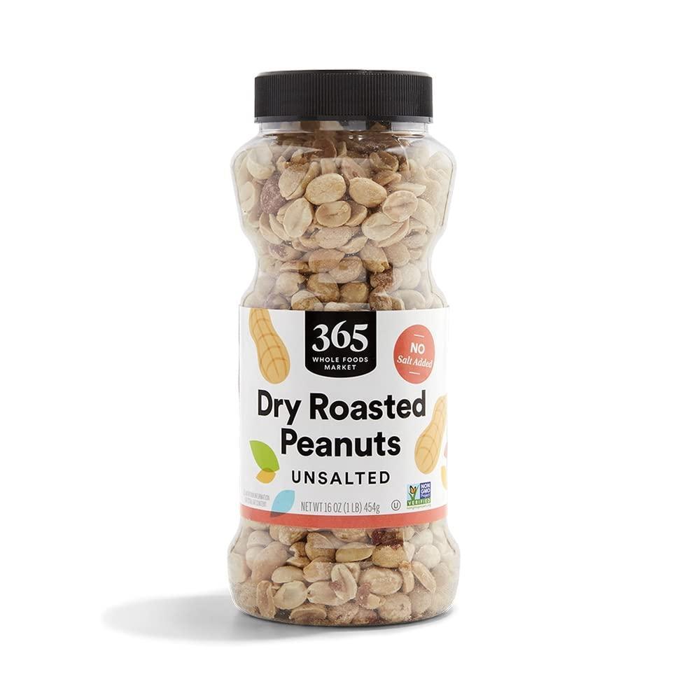 image:image365 by Whole Foods Market Dry Roasted and Unsalted Peanuts 16 OunceRoasted Unsalted