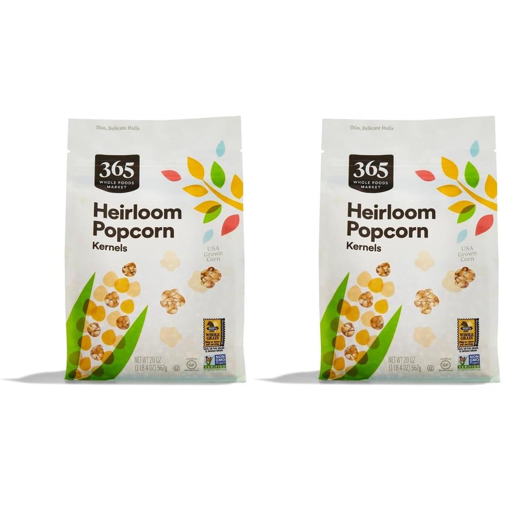image:image365 by Whole Foods Market Heirloom Popcorn Kernels 20 Ounce20 Ounce Pack of 2