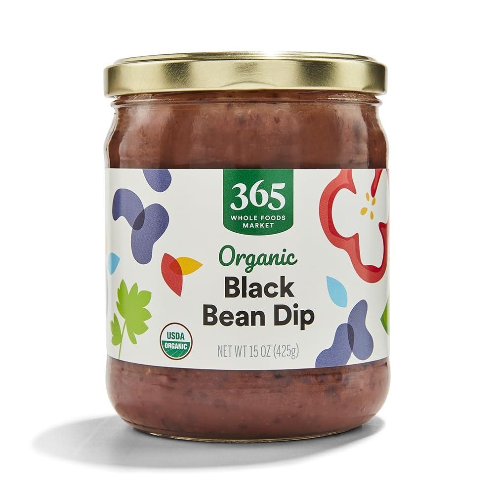 image:image365 by Whole Foods Market Organic Black Bean Dip 15 Ounce15 Ounce Pack of 1