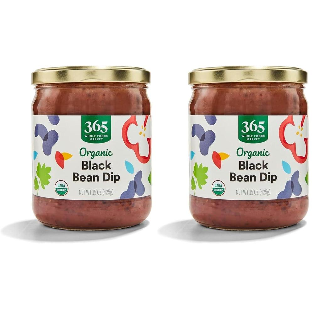 image:image365 by Whole Foods Market Organic Black Bean Dip 15 Ounce15 Ounce Pack of 2