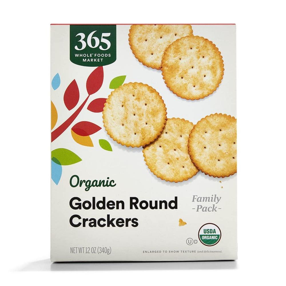 image:image365 by Whole Foods Market Organic Golden Round Crackers 12 Ounce12 Ounce Pack of 1