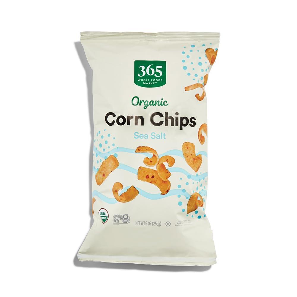 image:image365 by Whole Foods Market Organic Sea Salt Corn Chips Vegan GlutenFree 9 Ounce9 Ounce