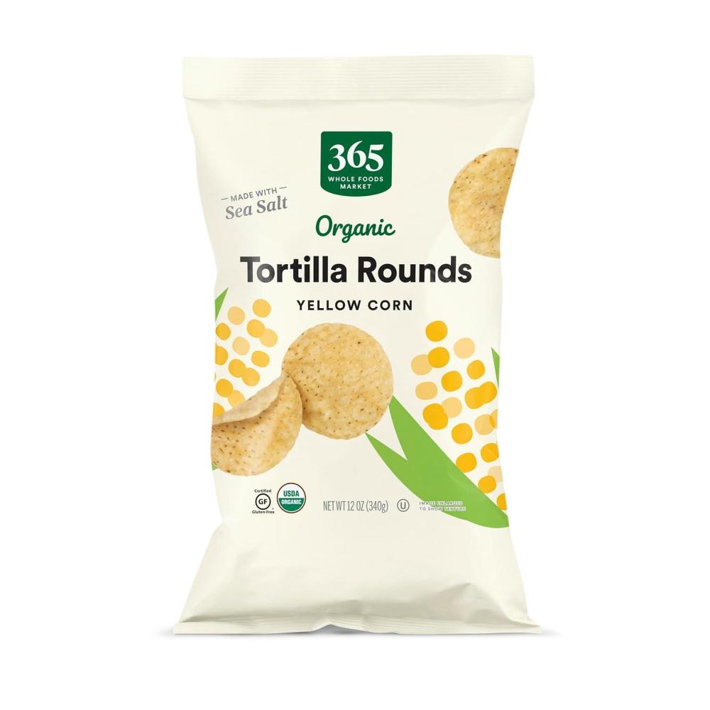 image:image365 by Whole Foods Market Organic White Corn Tortilla Chips 12 OunceYellow Corn