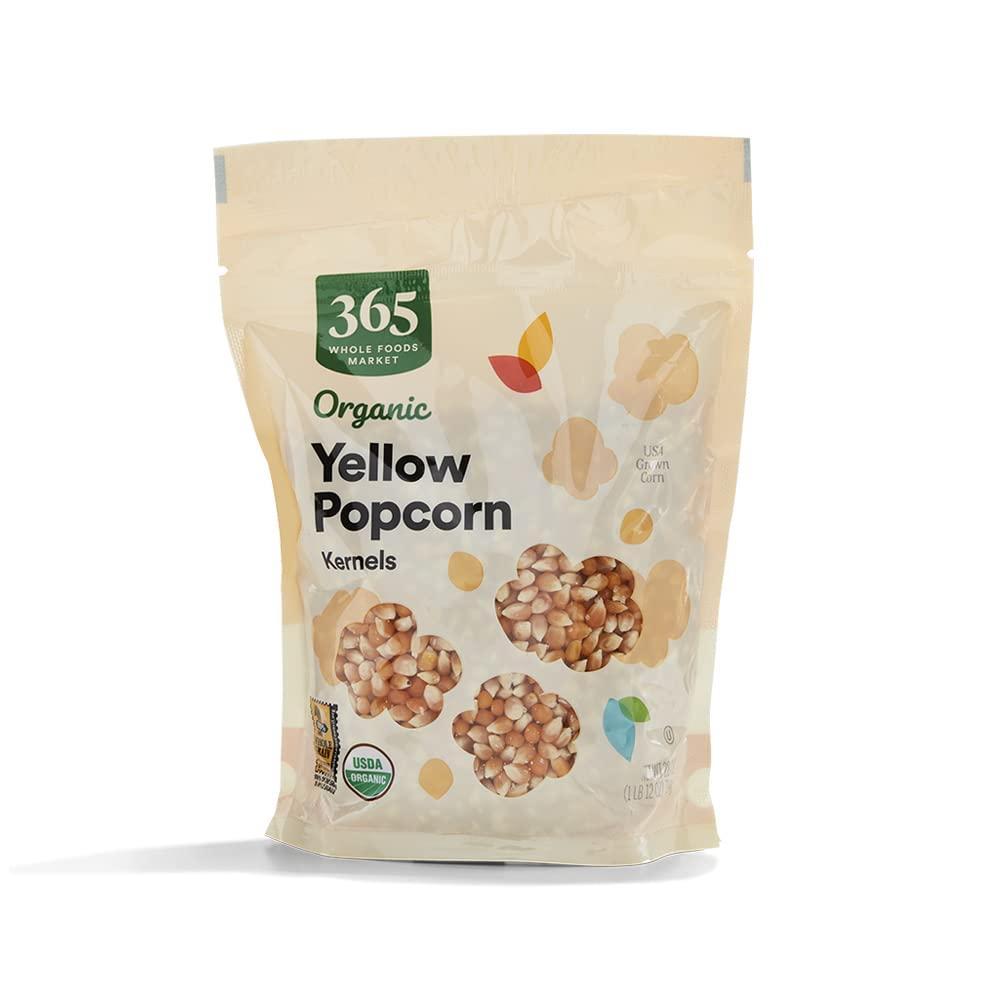 image:image365 by Whole Foods Market Organic Yellow Popcorn Kernels 28 Ounce28 Ounce Pack of 1