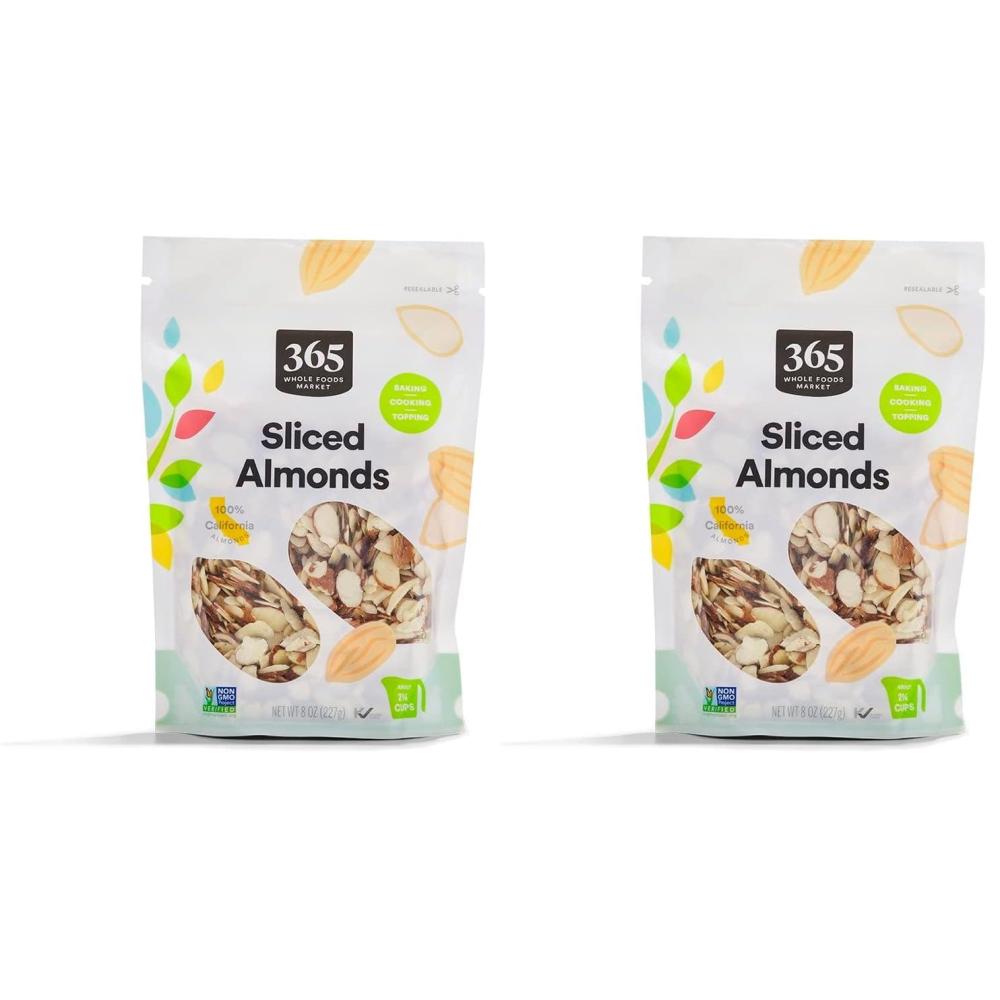image:image365 by Whole Foods Market Sliced Almonds 8 Ounce8 Ounce Pack of 2