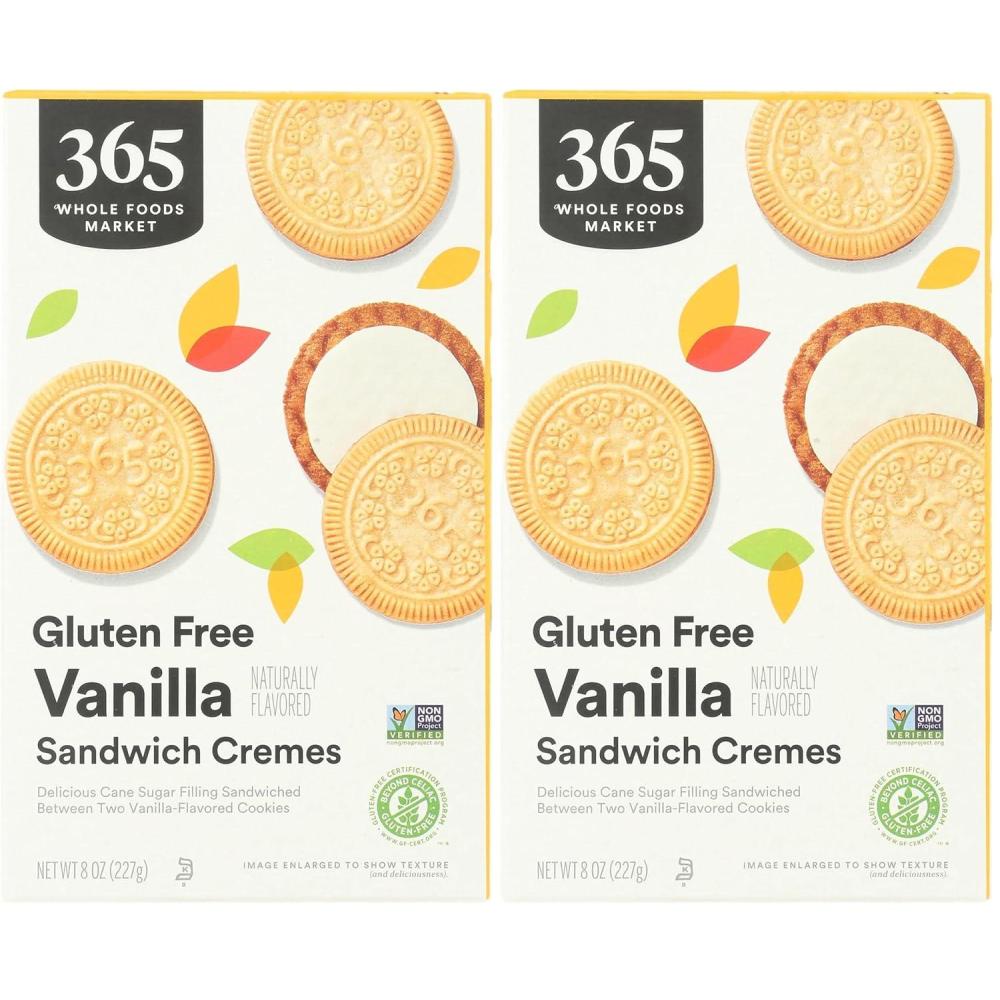 image:image365 by Whole Foods Market Vanilla Sandwich Cremes 8 Ounce8 OZ Pack of 2
