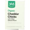 365 by Whole Foods Market, Organic Cheddar Chicks Crackers, 8 Pack(1 Ounce (Pack of 8))