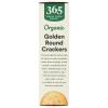 365 by Whole Foods Market, Organic Golden Round Crackers, 12 Ounce(12 Ounce (Pack of 1))