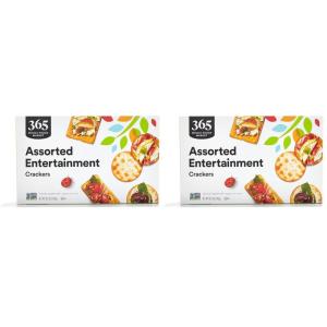 365 by Whole Foods Market, Assorted Entertaining Crackers, 8.8 Ounce(8.8 Ounce (Pack of 2))