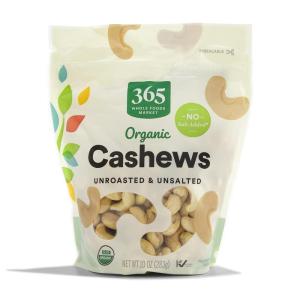 365 by Whole Foods Market, Cashews Unsalted & Unroasted, 24 Ounce(10 Ounce (Pack of 1))