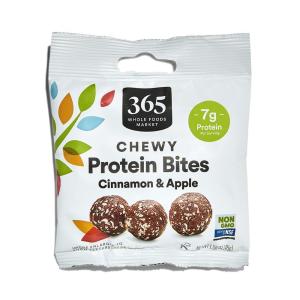 365 by Whole Foods Market, Chewy Cinnamon & Apple Protein Bites, 1.58 Ounce(6 Count (Pack of 1))