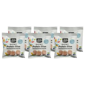365 by Whole Foods Market, Coconut Macadamia Protein Chewy Bites, 1.58 Ounce(6 Count (Pack of 6))