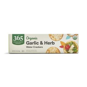365 by Whole Foods Market, Organic Cracked Pepper Water Crackers, 4.4 Ounce(Original)