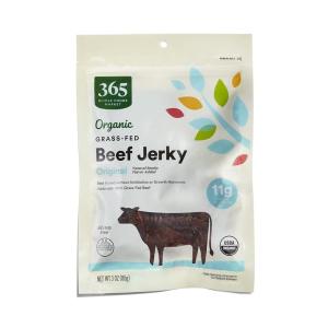 365 by Whole Foods Market, Organic Original Beef Jerky, 3 Ounce(Original)