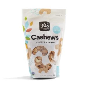 365 by Whole Foods Market, Roasted & Salted Cashews, 24 Ounce(Salted)