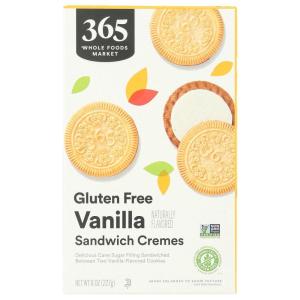 365 by Whole Foods Market, Vanilla Sandwich Cremes, 8 Ounce(8 OZ)