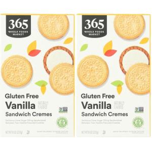 365 by Whole Foods Market, Vanilla Sandwich Cremes, 8 Ounce(8 OZ (Pack of 2))