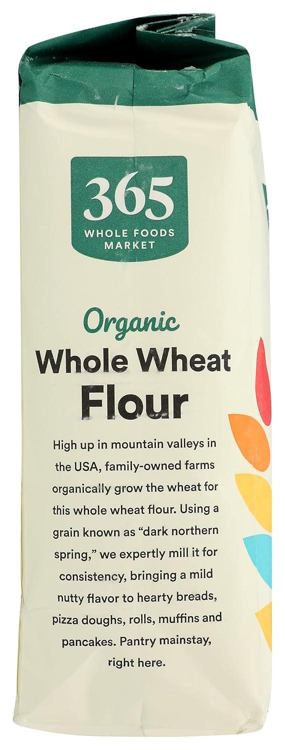image:image365 by Whole Foods Market Organic 100 Whole Wheat Flour 80 Ounce80 Ounce Pack of 1