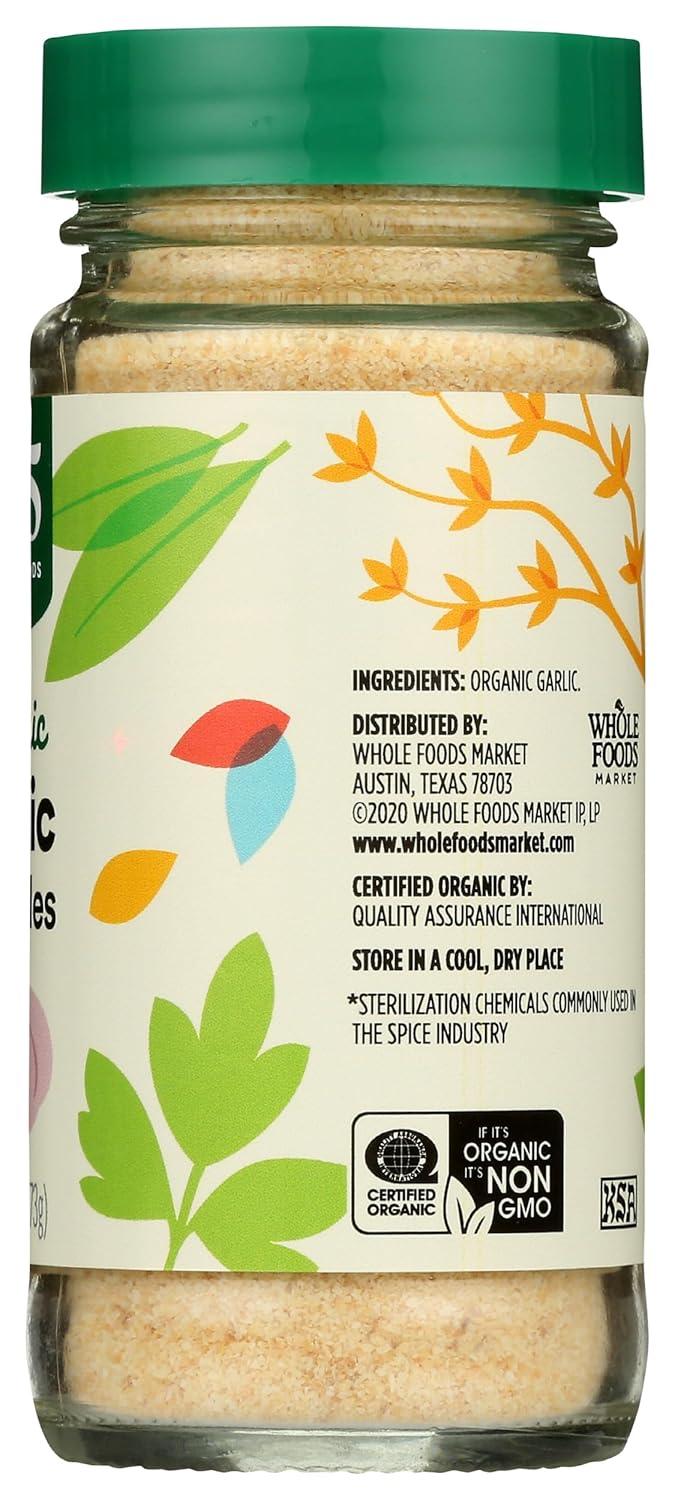 image:image365 by Whole Foods Market Organic Garlic Granules 257 Ounce257 Ounce Pack of 1