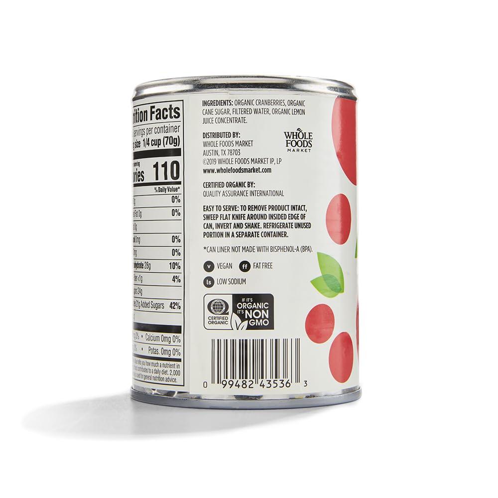 image:image365 by Whole Foods Market Organic Jellied Cranberry Sauce 14 Ounce14 Ounce Pack of 4