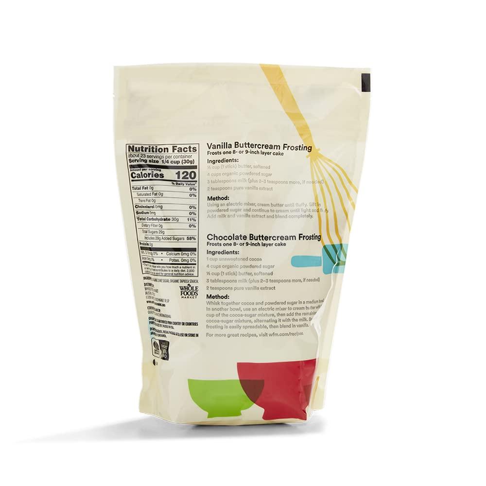 image:image365 by Whole Foods Market Organic Powdered Sugar 24 Ounce24 Ounce Pack of 2