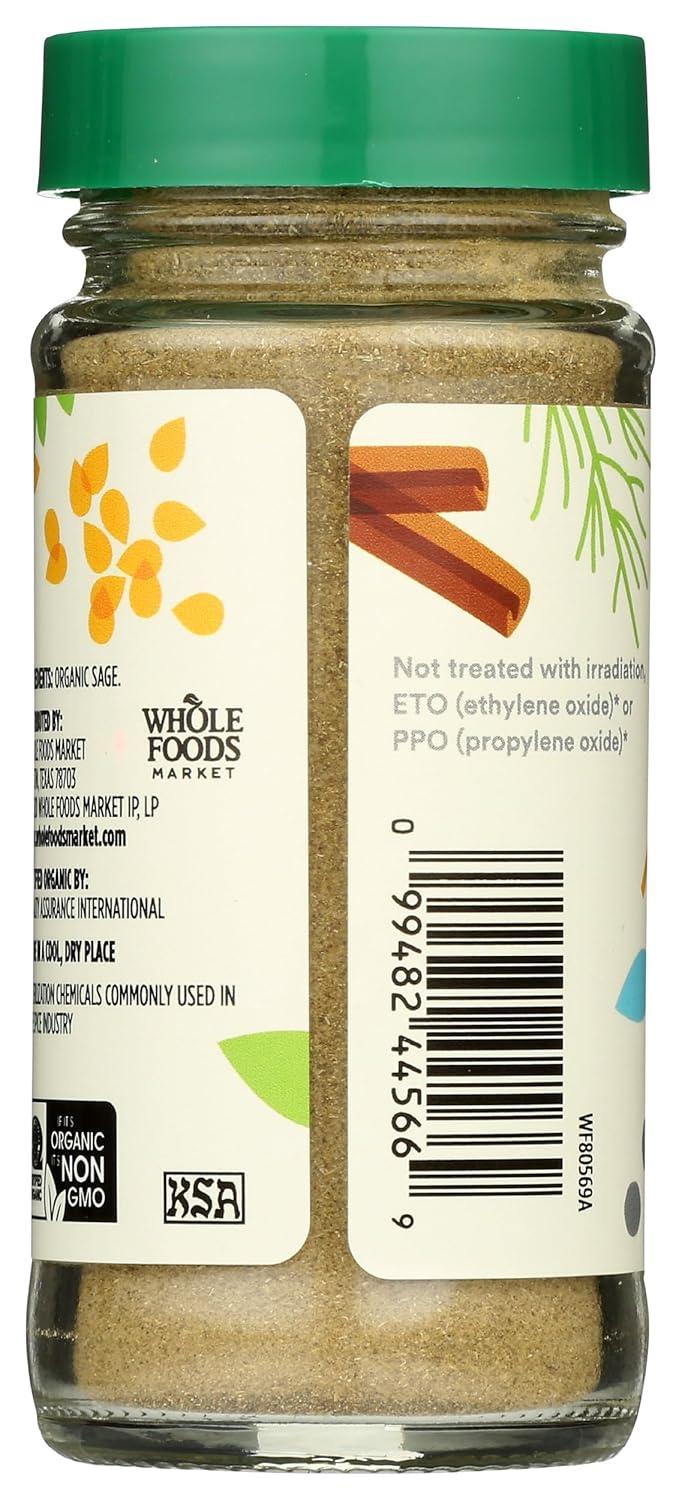 image:image365 by Whole Foods Market Organic Sage 123 oz123 Ounce Pack of 1