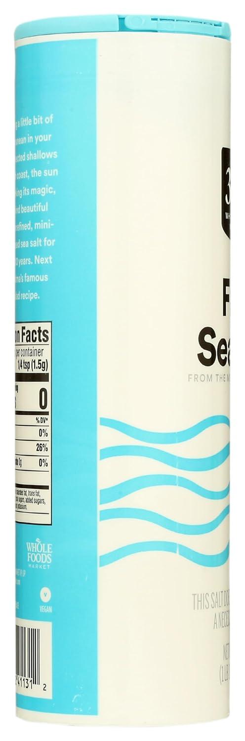 image:image365 by Whole Foods Market Sea Salt Fine 265 oz265 Ounce Pack of 1