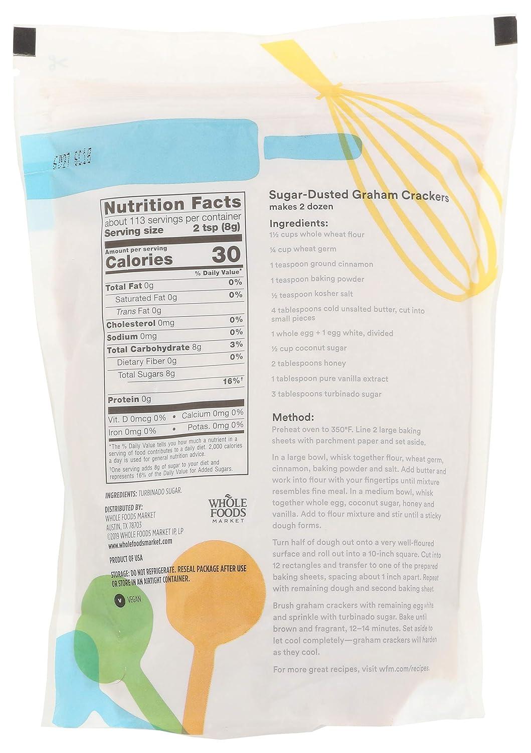 image:image365 by Whole Foods Market Turbinado Sugar 32 Ounce32 Ounce Pack of 2