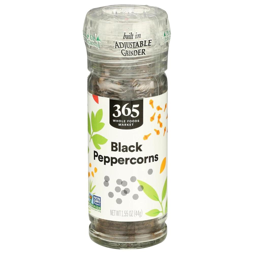 image:image365 by Whole Foods Market Black Peppercorn Grinder 155 Ounce155 Ounce Pack of 1
