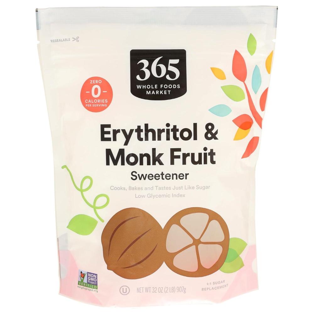 image:image365 by Whole Foods Market Erythritol amp Monky Fruit Sweetener Sugar Substitute 32 Ounce32 Ounce Pack of 1