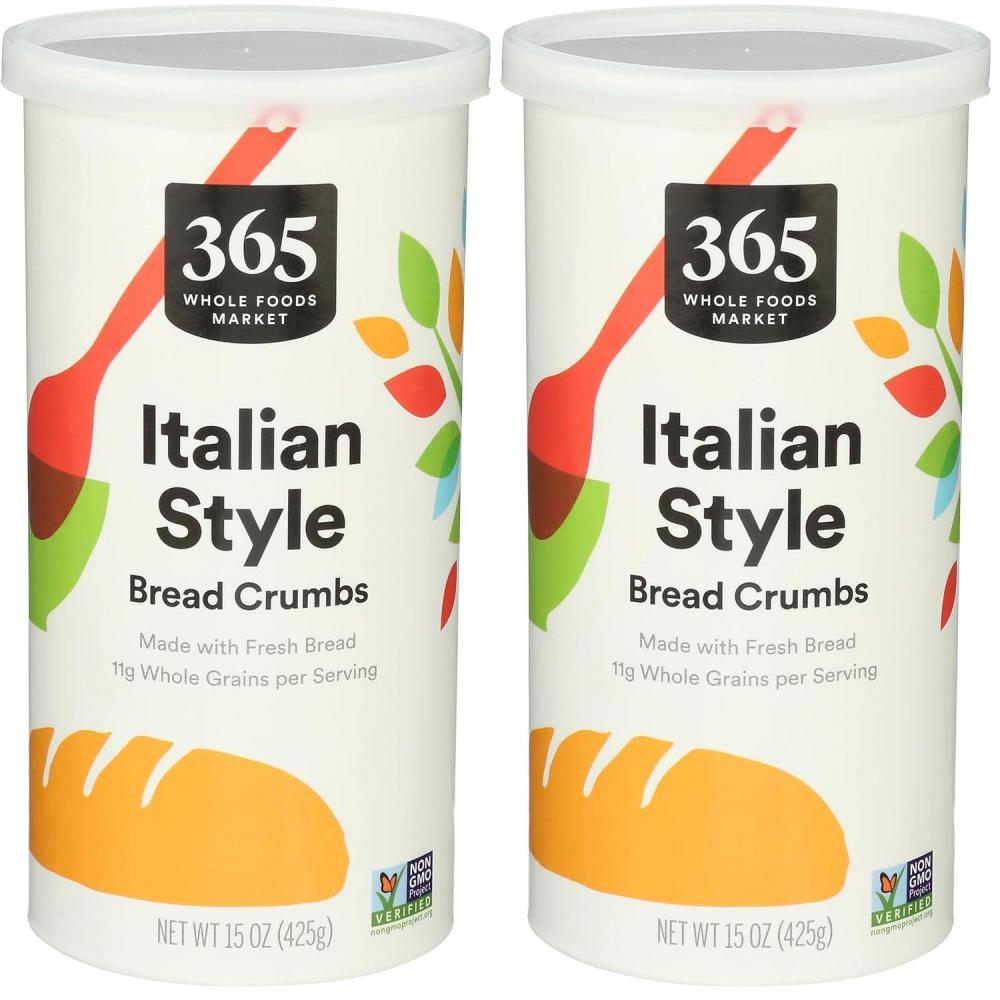 image:image365 by Whole Foods Market Italian Style Bread Crumbs 15 Ounce15 Ounce Pack of 2