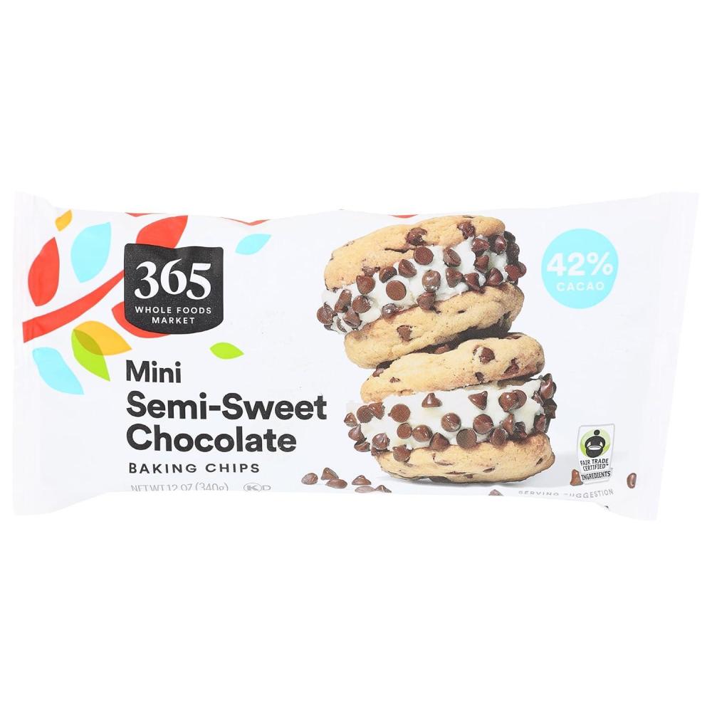 image:image365 by Whole Foods Market Mini SemiSweet Chocolate Baking Chips 12 Ounce12 Ounce Pack of 1