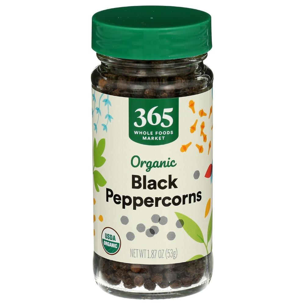 image:image365 by Whole Foods Market Organic Black Peppercorns 187 Ounce