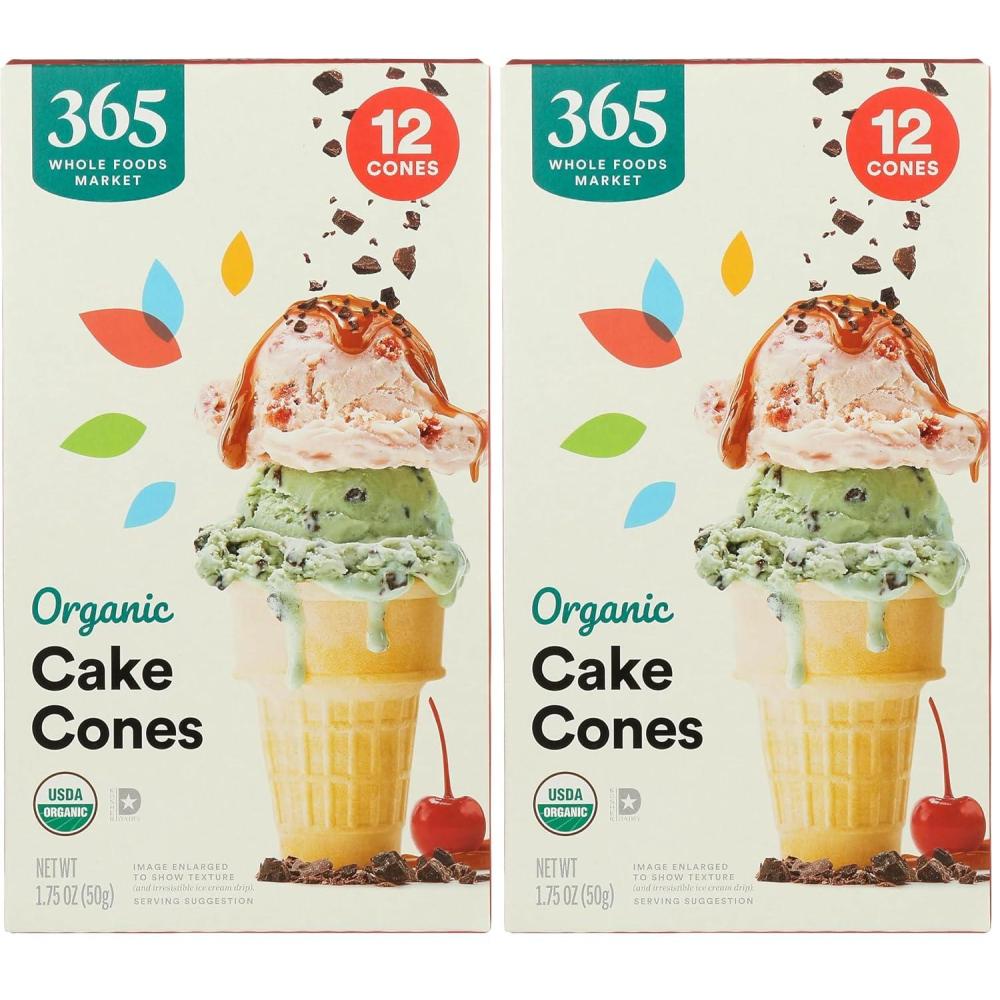 image:image365 by Whole Foods Market Organic Cake Cup Cone 175 Ounce015 Ounce Pack of 24